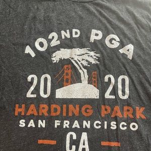 Mens PGA 2020 Harding Park T-shirt large. Pre owned. Good condition